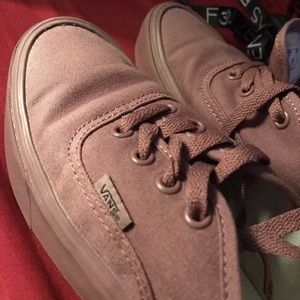 Mauve vans lite authentic sneakers women’s size 7